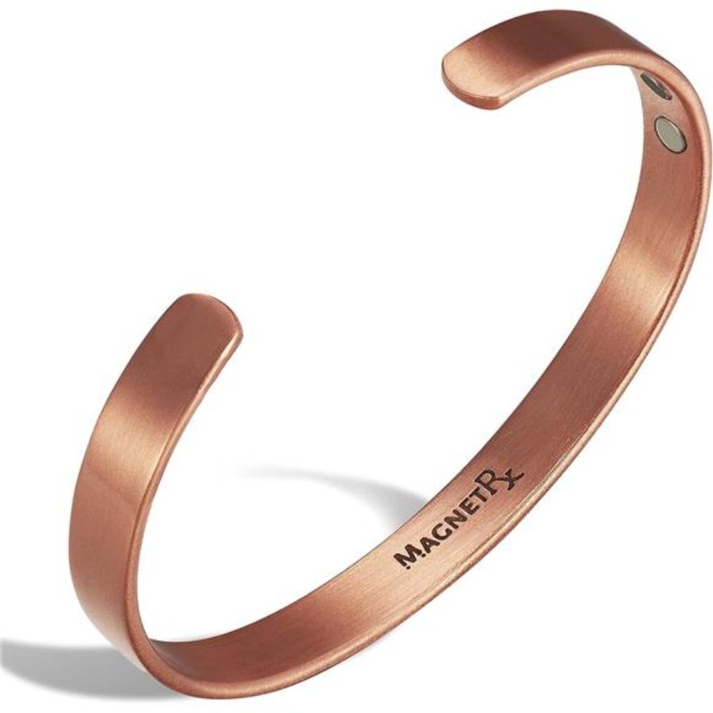 Magnetic Copper Bracelet Cuff Unisex Healing Bracelet Adjustable Bangle for Men